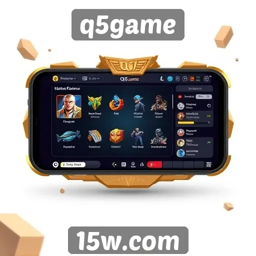 A nova interface do site q5game atrai usuários