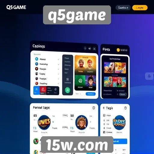 Análise da interface do usuário do site q5game